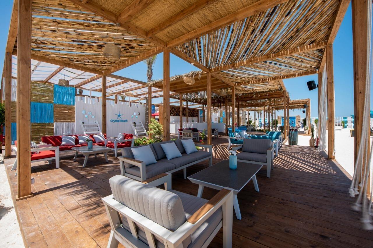 Crystal Inn Hotel - Alamein (Adults Only) El Alamein Kültér fotó The beach club at the resort
